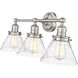 Eyden 3 Light 25.88 inch Brushed Nickel Bathroom Vanity Light Wall Light